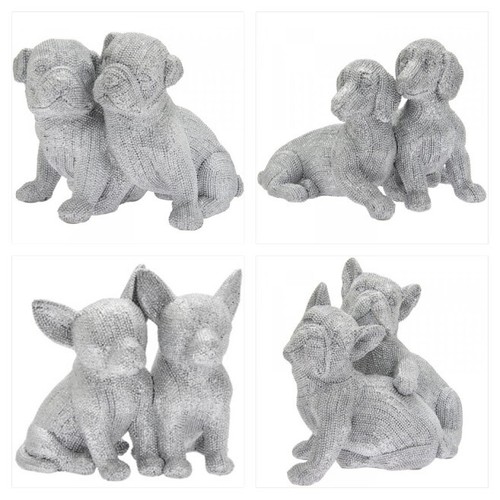 Silver glitter twin chihuahua - silver,
