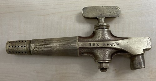 Antique brass beer - barrel, tap
