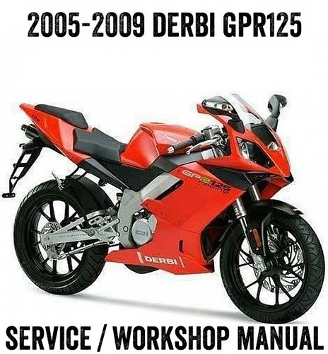 2005 2009 derbi gpr125 gpr - derbi,
