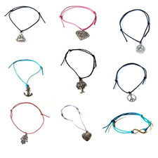 INFINITY HAMSA - TREE OF LIFE - BUDDHA HIPPY FRIENDSHIP CHARM BRACELET WRISTBAND