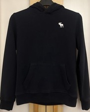 Hooded Jumper - Black - Age 9-10 Yrs - By Abercrombie Kids
