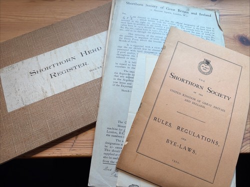 1920s shorthorn herd register - 1920s,