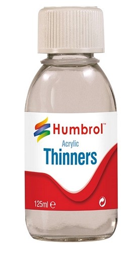 Humbrol acrylic thinners 125ml - thinners,