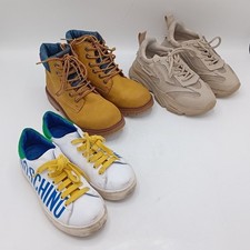 Moschino Levi's Steve Madden Girls Trainers Boots Bundle x3 Size UK1 FLT-FPL30