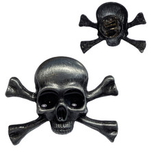 Skull bones pin gothic - skull,