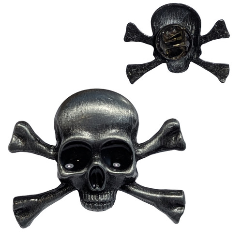 Skull bones pin - pin, gothic