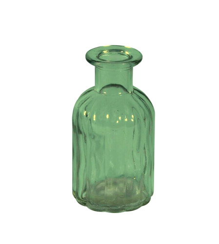 Vintage ribbed glass - ribbed, bud