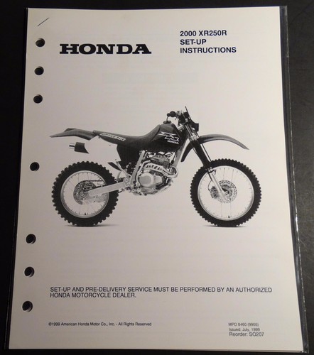 2000 honda motorcycle xr250r - 2000,