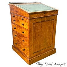 Antique Davenport desk  Burled