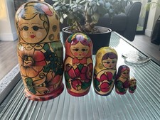 Vintage Russian Wooden Nesting