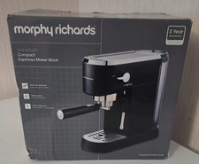 Morphy Richards Compact Espresso Maker Brand New In Original Box