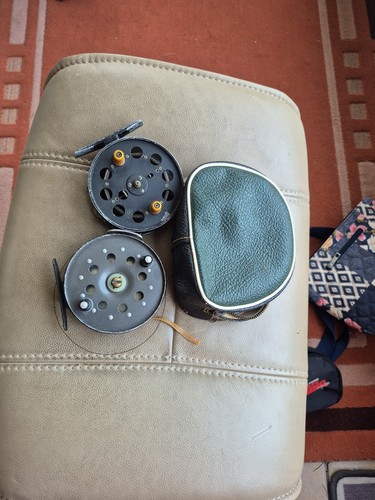 Two centre pin reels - two, speedia