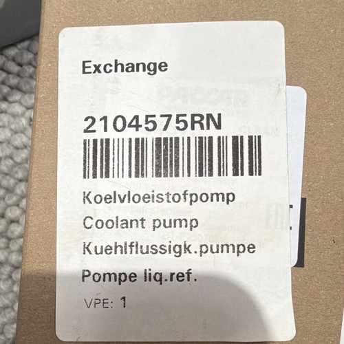 Daf cf85 coolant pump - daf,