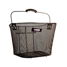Adie Front Mesh Basket Black