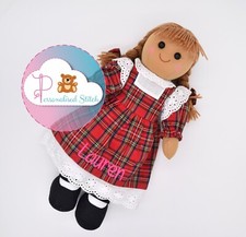 Personalised Rag Doll Tartan