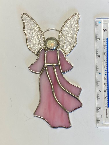 Stained glass angel sun - angel.,