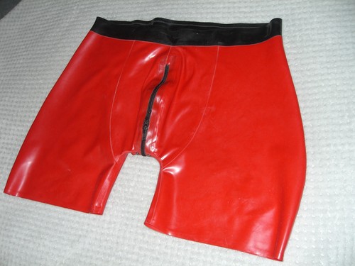 Mens latex shorts - mens,
