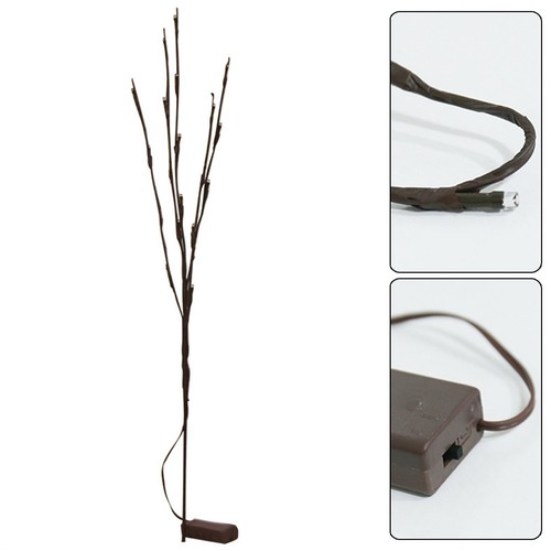Willow twig branch lights with - lights,