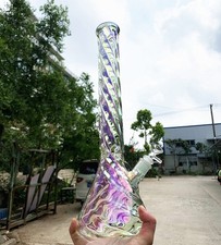 18" Big Glass Bong 5mm Thick