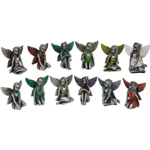 Pewter birthstone fairy - pewter,
