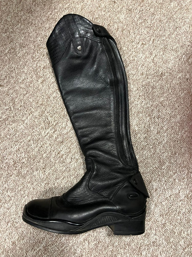 Ariat black leather tall - black,