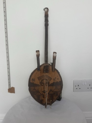 Antique kora guitar gambia - antique,
