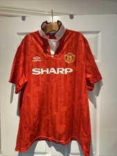 Manchester United 1992/93 Home Shirt - Signed - Adult XL