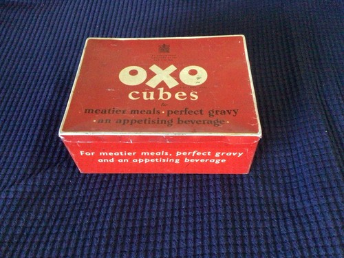 Vintage oxo tin - vintage,