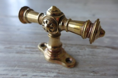 Vintage solid brass window - , /