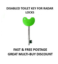 Disabled Toilet Key RADAR KEY in Green