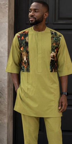 Colorful african men - colorful,