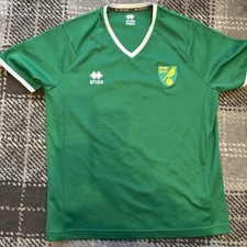 Norwich City Football Shirt Childs 13-14 Years Kids Youths B5
