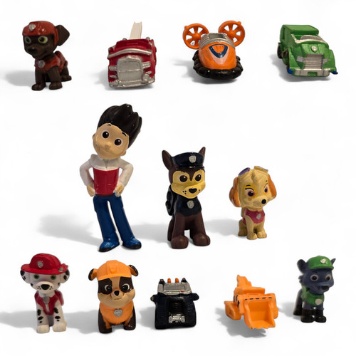 12pcs dogs vehicles paw - paw, patrol
