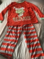 Men’s Christmas Grinch Pyjamas Size XL