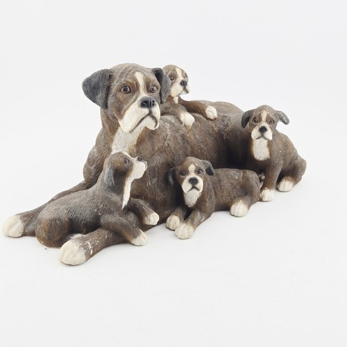 Leonardo dog family ornament - family,
