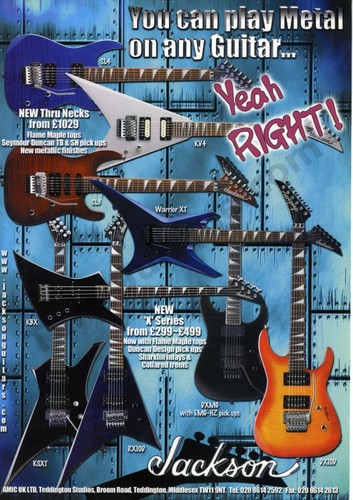 2002 jackson guitars - jackson, musical