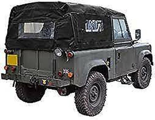 Land rover hood black - hood,