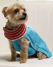 DOG COAT NUMBER 26 ARAN  SWEATER JUMPER KNITTING PATTERN PAPER COPY  XS (S,M,L,)