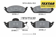 FRONT BRAKE PADS SET 2319303 TEXTAR I