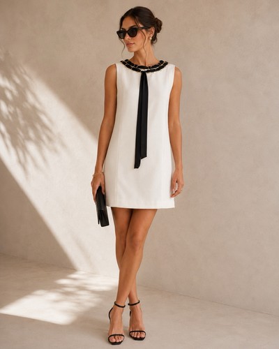 Moschino vintage ivory shift - moschino,