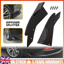 2x Universal Rear Bumper Lip