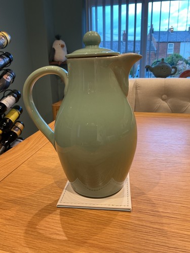 Denby manor green coffee pot - coffee,
