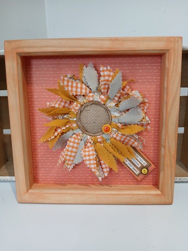 Hand made primitive - primitive, sunflower
