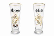 Modelo pint glass brand new - glass,
