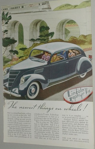 1937 lincoln zephyr - 1937,