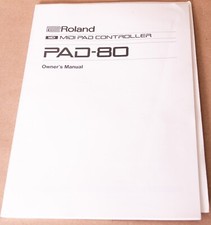 Roland Pad 80 Octapad 2 USERS MANUAL - Original