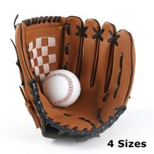 Sports Soft ball Leather Like Baseball Glove Thrower Training Kids/Adults