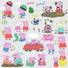 28 New Peppa Pig Peel & Stick