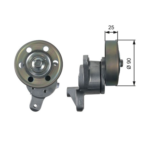 Gates auxiliary belt tensioner - auxiliary,