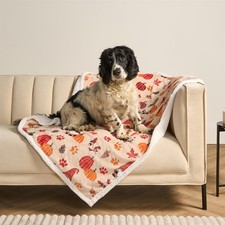 OHS Paw Pet Blanket Reversible